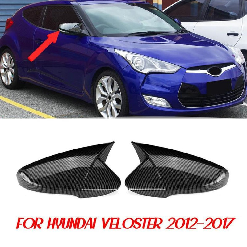 1Pair Side Mirror Cover Rear View Mirror Cover Trim For