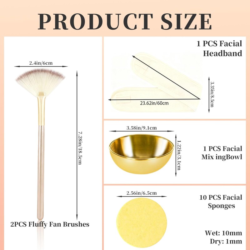 Face Mask Brush, Face Mask Applicator & Mixing Bowl Set