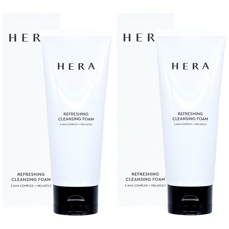 Hera 헤라 리프레싱 클렌징 폼 160g + 160g 저자극폼클렌징 멜라솔브