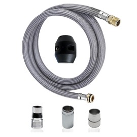 Kitchen Faucet Hose Replacement for Grohe 48293000 Flexible Shower, Pull-out Faucet Hose with Counterweight & 3 Adapters