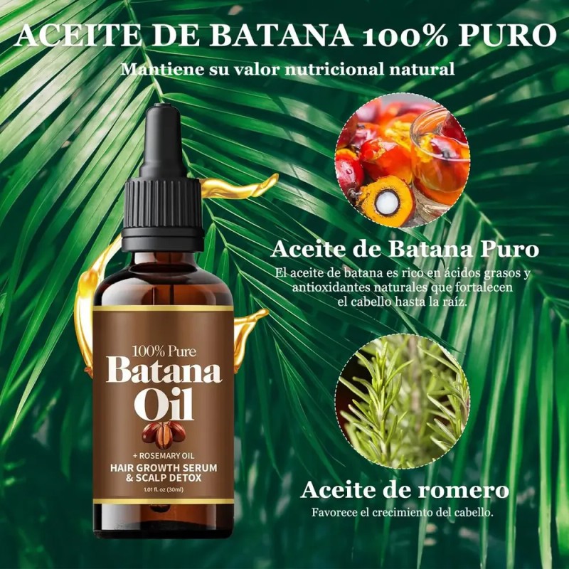 Oxyglow 2pcs Aceite De Batana 30 Ml - Nutrición Capilar