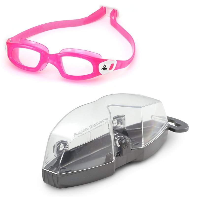Aqua Sphere Phelps Aquasphere アクアスフィアー スイミングゴーグル KAMELEON KIDS PINK B/WHITE/CLEAR