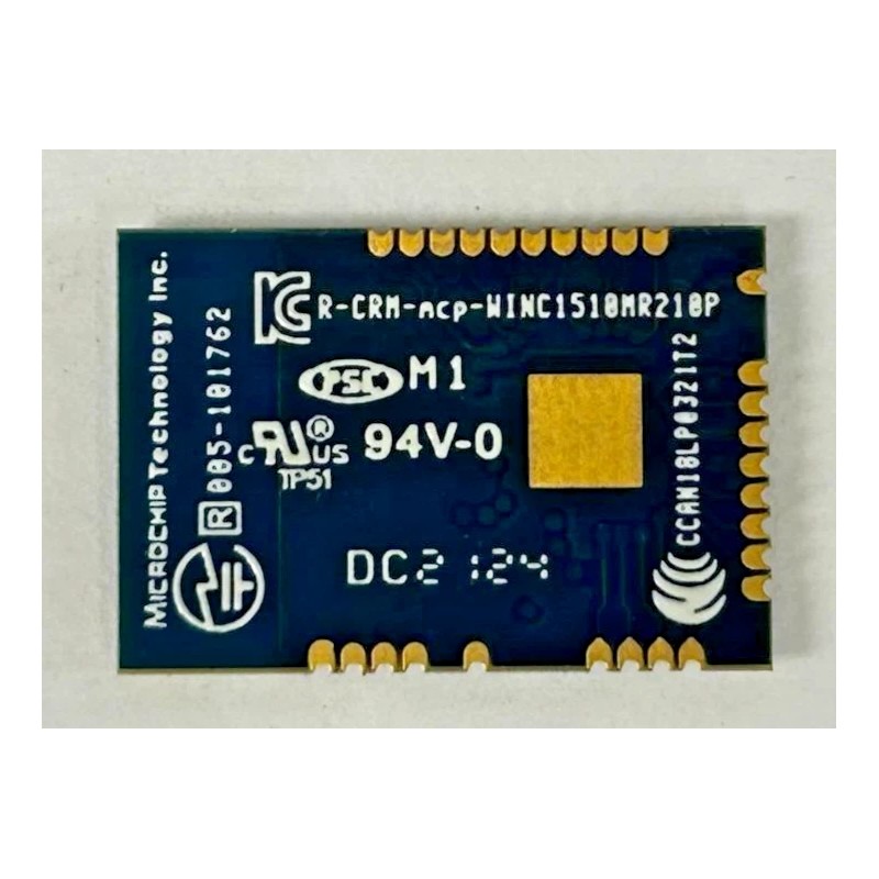 Microchip WiFi Transceiver Module (ATWINC1500-MR210PB1954) Low-Power SPI to Wifi