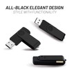 Vixelle 5 Pack 2GB USB Stick All-Black USB Flash Drive