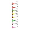 50PCS 2cm/1g Durable Metal Fishing Hooks with Sharp Barb Hook