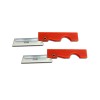 Derma-Safe Derma Safe Folding Razor Knife 2 pack Orange for