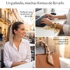 Set de 4 Bufandas Satinadas Bohemias para Mujer, Accesorios Elegantes