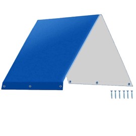 SEREBII Playground Replacement Canopy,52" x 90" Outdoor Swingset Shade Kids Playground Roof Canopy Waterproof Cover Replacement Tarp Sunshade UV Protection,Kids Playground Roof Canopy (Blue)