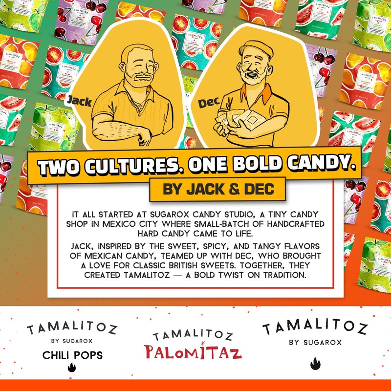 Tamalitoz Cucumber Extravaganza – Spicy Cucumber Mexican Hard Candy Filled