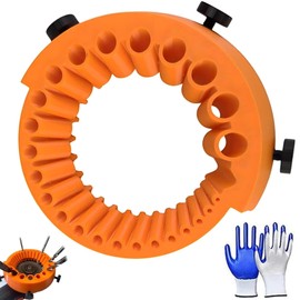 GGesii Drill Sharpener Tool 2 to 13 mm Drill Bit Sharpener for Grinding 125 mm Grinders and Angle Grinders