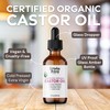 Organic Castor Oil - 100% Pure Certified USDA Organic, Cold