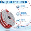 JAMSSOW Pack of 4 Replacement Spool Grass Trimmer Spool Compatible