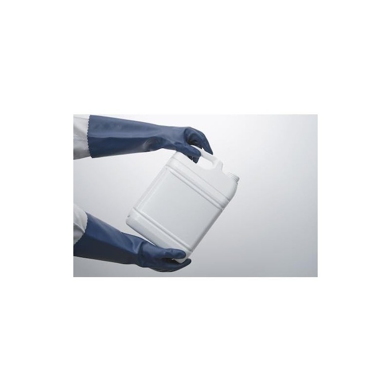 Showa CN-751M CN751-M Nitrile Rubber Chemical Protective Gloves, Thick Long