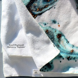 V ATHLETICA Quick Dry Microfiber Beach Towel - Thin Durable Oversized Towel 30" x 60" - Many for Men, Women, Boys, and Girls (Polaris)