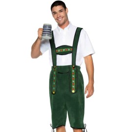 UD Men's X-Large Green Lederhosen Oktoberfest Beerfest Costume Pants & Trousers