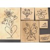 STAMPIN UP- MERCI - MOUNTED SET OF 6 by Stampin'