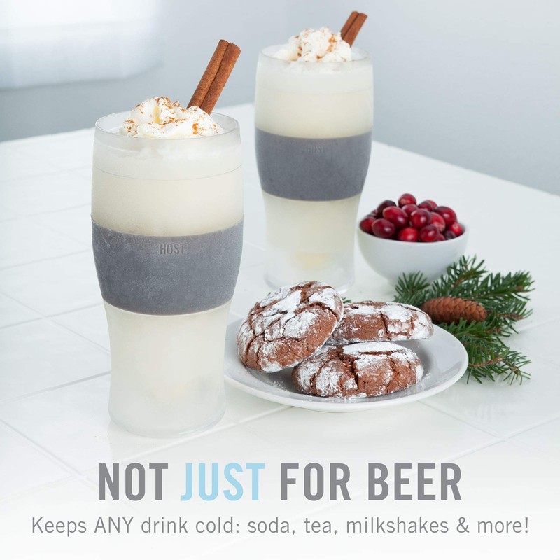 HOST FREEZE Cooling Cups (set of 2) in Marble Beer