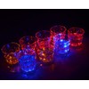 Aquaglow LED Flashing Illuminated Tumbler Glasses for Parties and Events