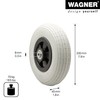 Wagner 04820201 Puncture Proof PU Foamed Wheel Diameter Wheel 200