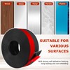 Weather Stripping Flexible Silicone Door Seal Strip Self Adhesive Door