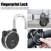 Bluetooth Fingerprint Padlock with Capacitive Touching Sensor for Home Cabinets