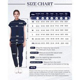 Eadflie Scrubs for Women Set - [Navy Blue/M], Cool Stretch Jogging Scrub Nurse Uniform Set, Comfortable Breathable Scrub Tops and Scrub Pants, Multi Pocket Stand Collar Design for Nurse Workwear