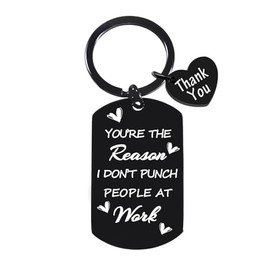 Funny Gifts for Coworker Keychain Work Bestie Gifts Thank You Gifts for Coworker Boss Lady Leaving Gifts for Colleagues Female Friends Birthday Retirement Appreciation Gifts Goodbye Gifts