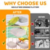 4 Pack Bird Beak Grinding Calcium Stone, Parrot Cage Perch
