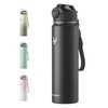 Enerbone 32 oz Insulated Water Bottle, Stainless Steel Bottle with