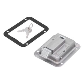 Door Lock, Trailer Lock, 304 Stainless Steel Anti-Theft Trailer Lock with 2 Keys for Motorhome Trailers, Fire Engines