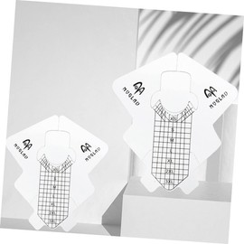 WOONEKY 1 Nail Extension Forms Foil Nail Guide Stickers and DIY Manicure for