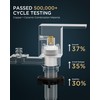 FORIOUS 4 Inch Centerset Matte Black Bathroom Faucet, 2 or