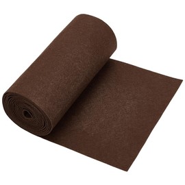 BENECREAT 3mx24cm Felt Fabric Roll, Coconut Brown Polyester Felt Fabric Premium Felt Roll Felt for Felt Table Mats, DIY Craftwork, Sewing and Patchwork, 2mm Thick