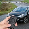 BouGPeng 2 Button Key Shell Compatible with Peugeot 207 307