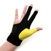 Black Scorpion CUESOUL Right Hand Billiard Gloves 3 Finger Cutting
