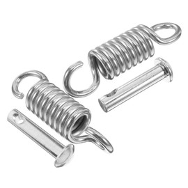 Veemoon 2 Sets Egg Chair Spring Hook Heavy Duty Hanging Chair Hook for Boxing Hanging Gym Patio Garden Swing Hammock Stainless Steel