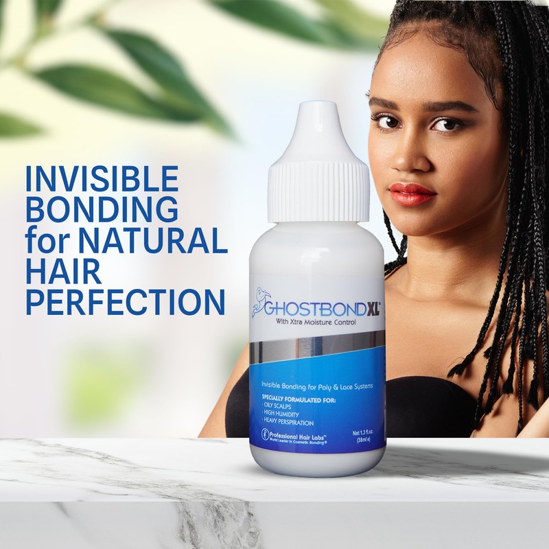GHOSTBOND XL Hair Replacement Adhesive 1.3oz- Invisible Wig Bonding Glue: