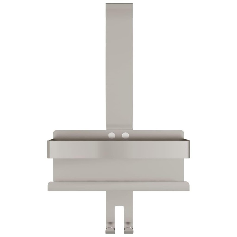 SKM Hanging Shower Caddy Silver Brushed 304 Stainless Steel,Silver (Weight