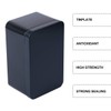 Zerodeko Rectangular tinplate box, mini portable tea storage container, metal