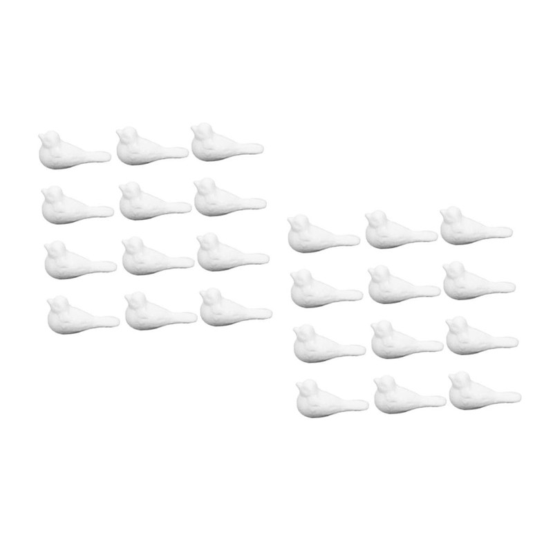 Operitacx Sets Artificial Bird Decors Simple Foam Birds for DIY