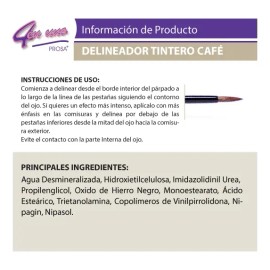 Delineador Tintero Prosa 4 En 1 Original