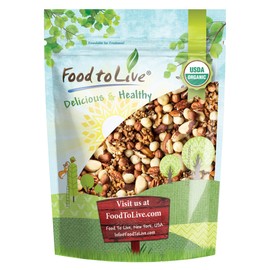 Organic Keto Raw Nuts Mix, 4 Pounds — Keto Snack Contains Non-GMO Brazil Nuts, Pecans, Walnuts, Hazelnuts and Macadamia Nuts, Low Carb Vegan Superfood, Kosher, Non-Irradiated, No Added Sugar, Bulk