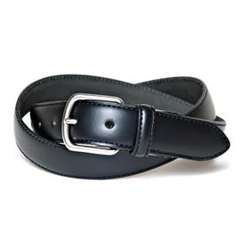 KIETH KE21467-19 Men's Business Belt, Genuine Leather, Black, Oil Leather, Adjustable Size, Made in Japan, Black