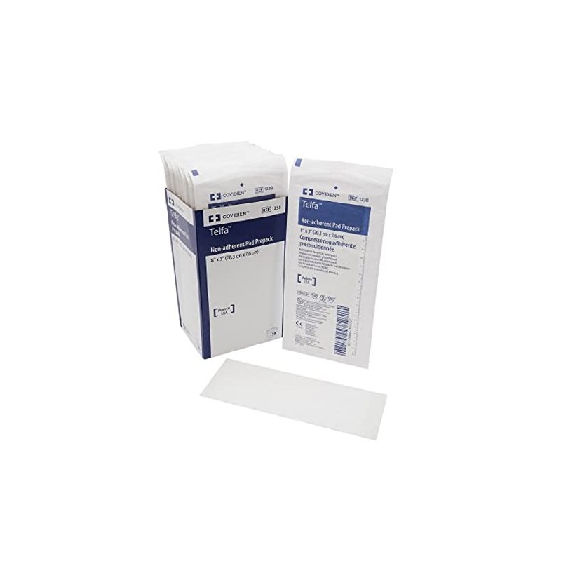 Covidien 1238 Telfa - Prepack de almohadillas para orejas no