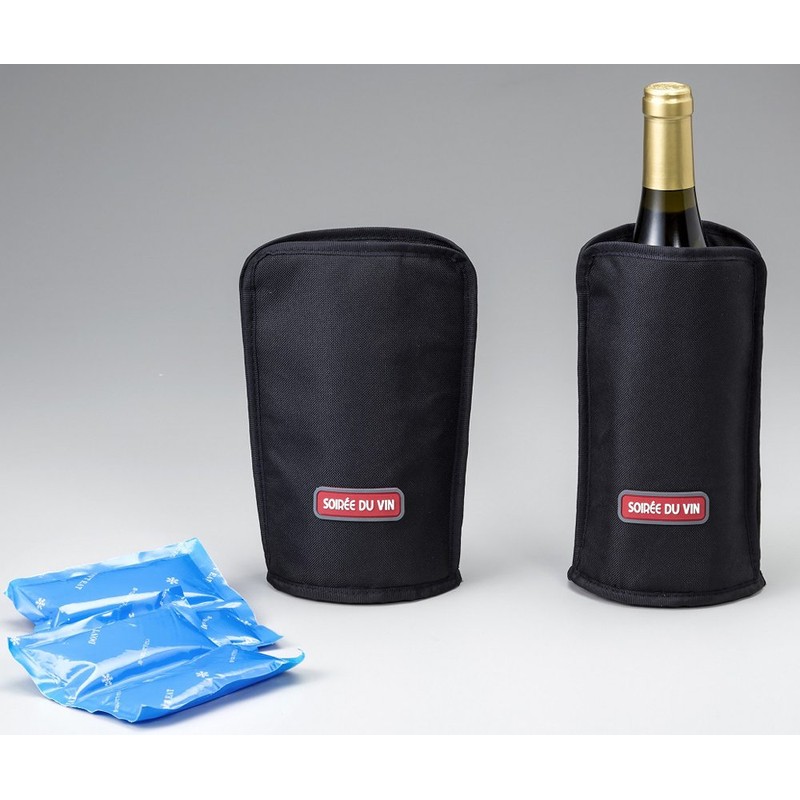 Takagi Metal NV-WCB Wine Cooler Ice Cooler Cover, Black, Includes