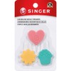 SINGER Entrechadores decorativos de aguja de plástico, 3 unidades (7340)