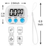 ZILLEEN Kitchen Timer Digital with Magnetic Back for Kids Classroom,