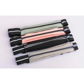 SENTU Running Bag, Waistband Phone Holder, Sports Pack, Waterproof Fanny, Adjustable Pouch for Gym, Cycling, Hiking, Travel & Outdoor Activities (Pink)