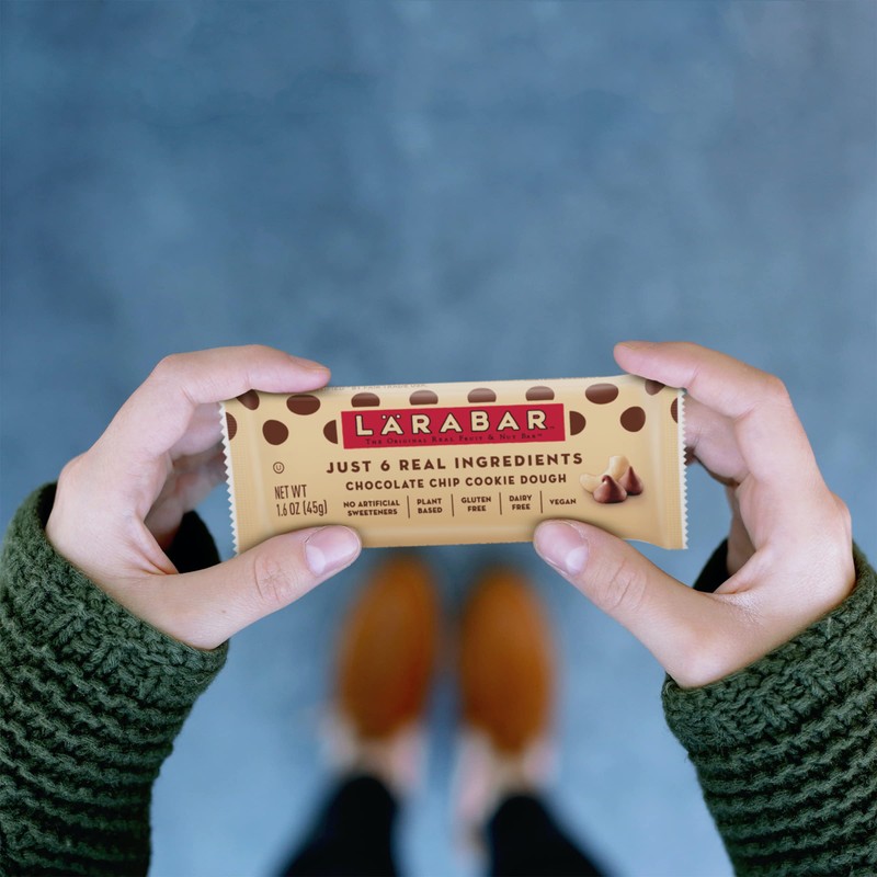 Larabar Chocolate Chip Cookie Dough, Gluten Free Fruit & Nut