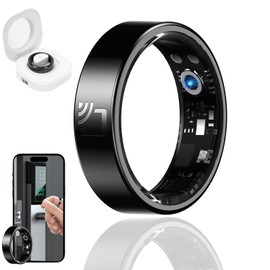 Govllfoz Smart Ring Monitor Heart Rate, Blood Oxygen Saturation, Sleep qualityvariability, and Calorie Burn Smart Ring Health NFC Access Card IPX68 Waterproof (11)